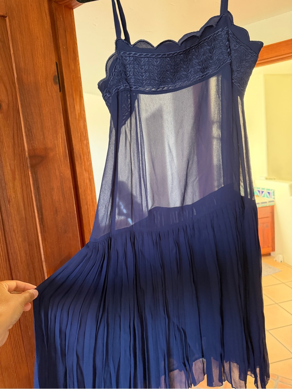 Isabel marant etoile Sheer Navy Blue Lace dress - Picture 4 of 4